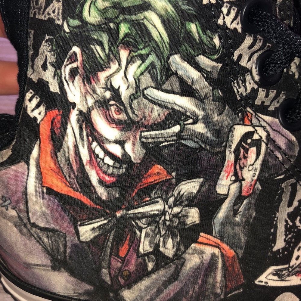 Joker/Batman converse high tops